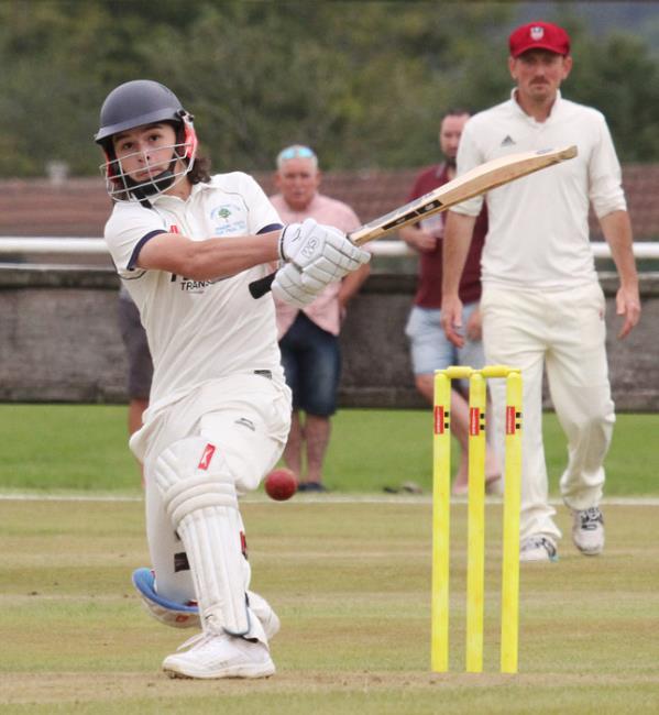 Elliot Evans - talented teenage all-rounder for Narberth - pic Susan McKehon